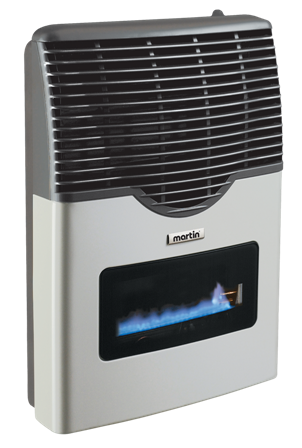Martin Direct Vent Thermostatic Wall Mounted Heater w/ Glass 11,000 Btu
